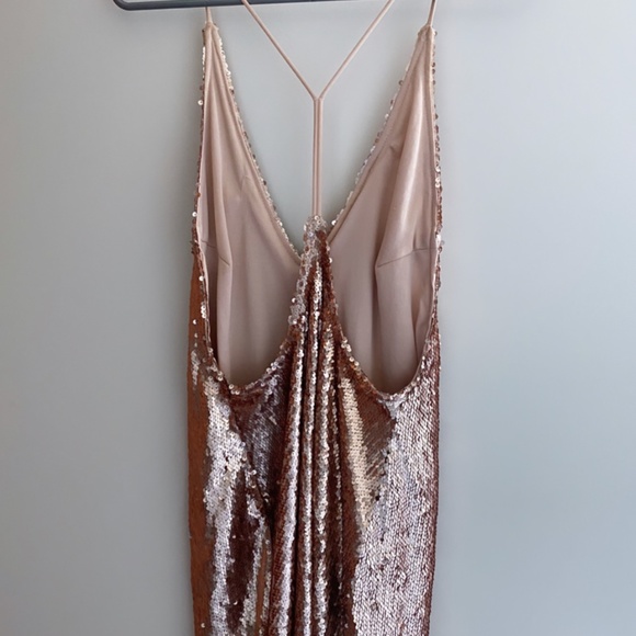 Pink Sequin Party Dress - Picture 3 of 3